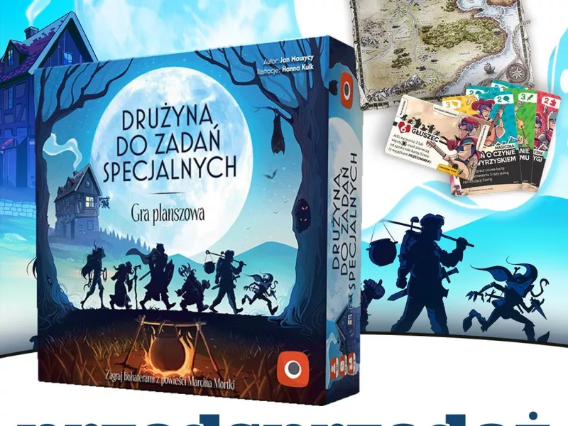 Bohaterowie książek Marcina Mortki ruszają do akcji w kooperacyjnej grze planszowej